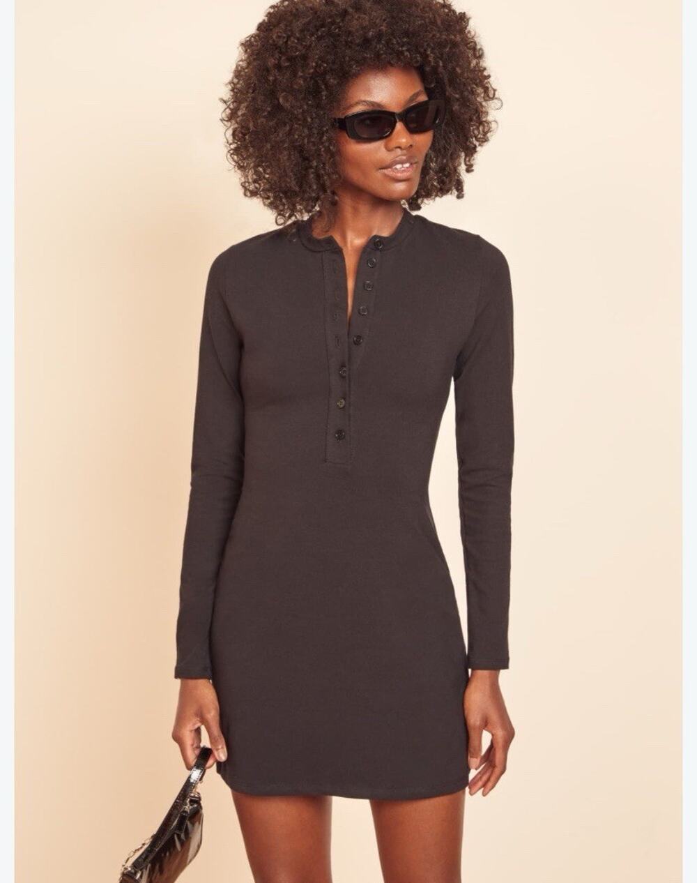 Reformation Tam Grey Dress Size XS